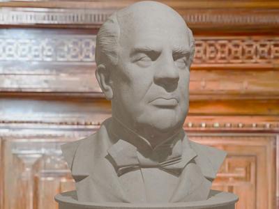 Bust of Domingo Faustino Sarmiento