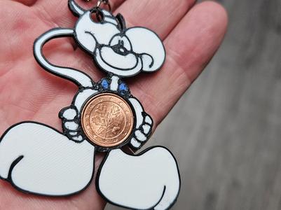 Diddle mouse with lucky cent