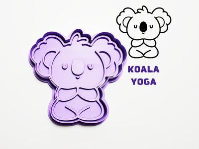 Koala Yoga Cookie Cutter / Stamp
