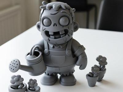 Mini zombie gardener
