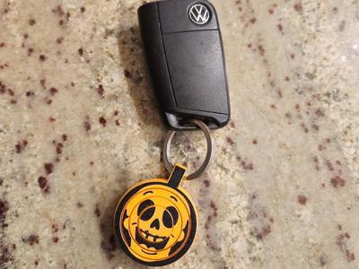 Halloween Fidget Spinner Keyring