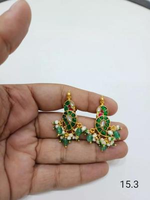 Kundan Earring - Jadau Tops Model No7