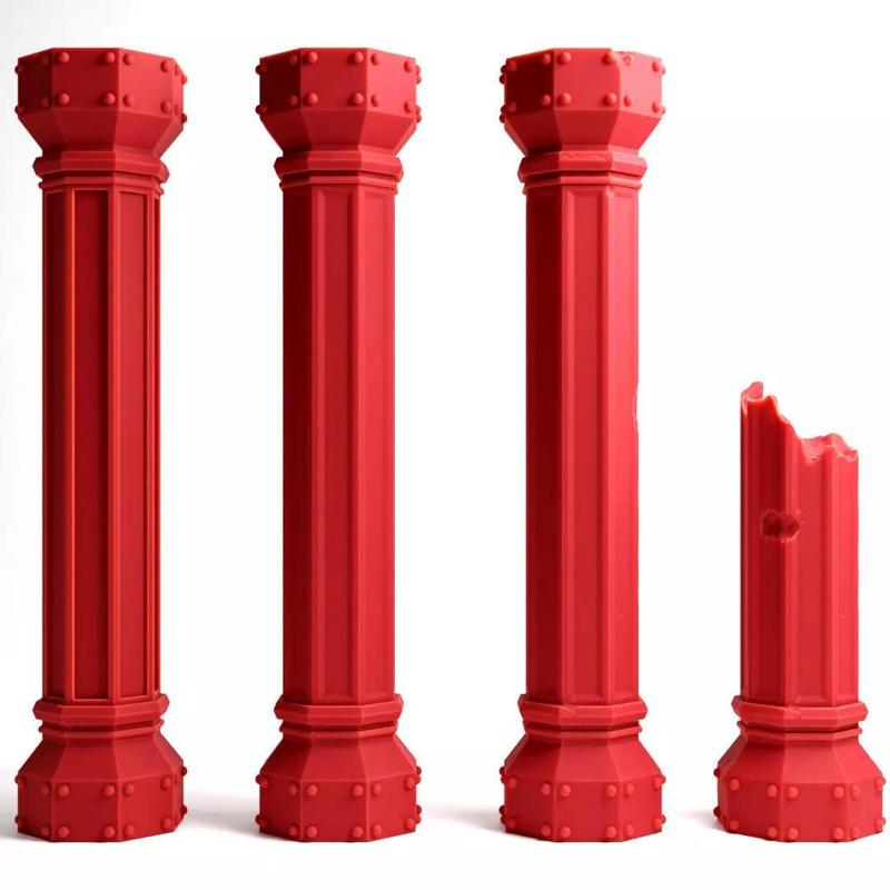 Octagonal Gothic Columns
