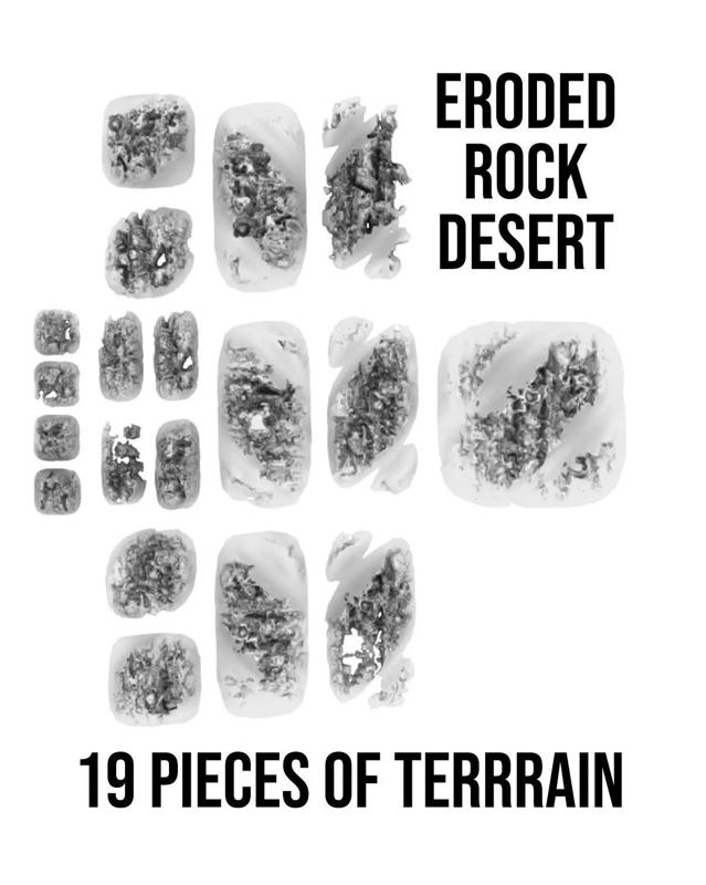 Eroded Rock Desert