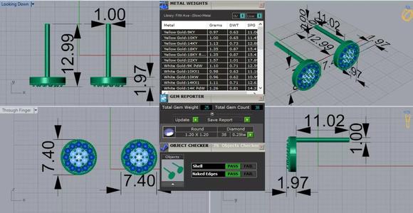 Yellow Gold Diamond and Sapphire Stud Earrings Model jr0123