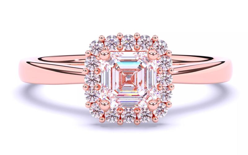 Solitaire Engagement ring 3dm stl renders details