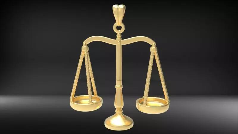 balance scales of justice pendant necklace charm jewelry
