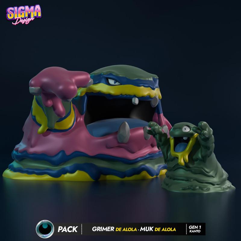 pack - grimer de alola muk de alola