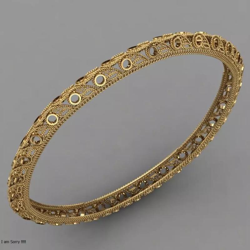 Traditional indian Bangle for Women 3D print model