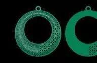 arabic pattern locket for ladies