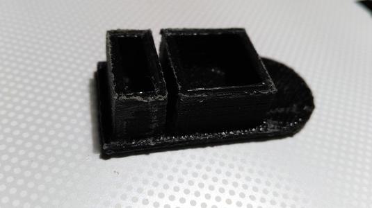 Tapa o tapón de plástico para perfil toldo plano (TP-139) Palillero