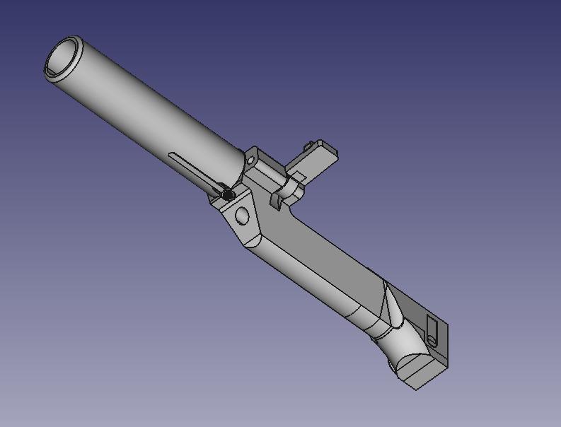 GGP40 Anti-Tank Rifle Grenade Launcher for K98 1:1 Reenactment Model