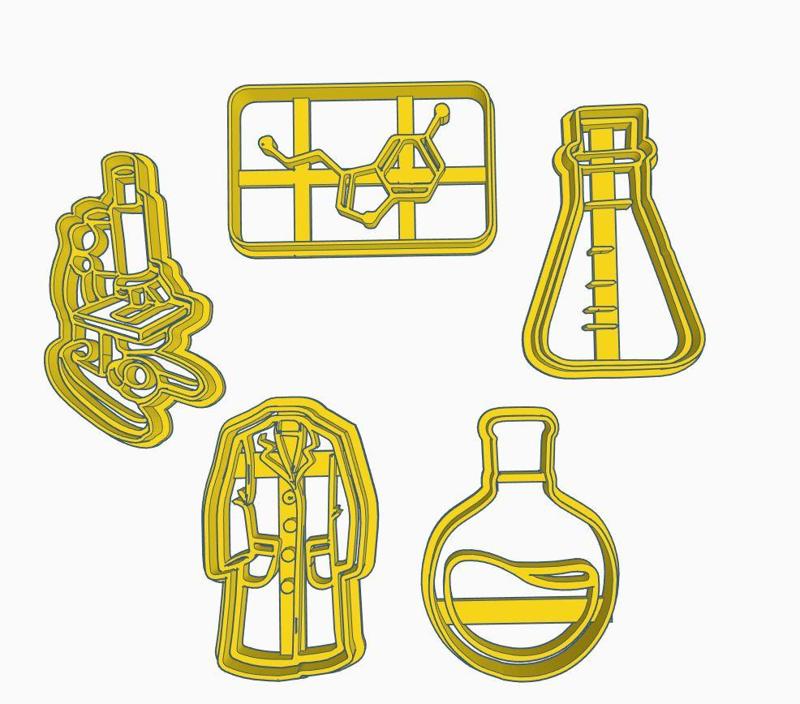 chemistry cookie cutter / chemistry cookie cutter