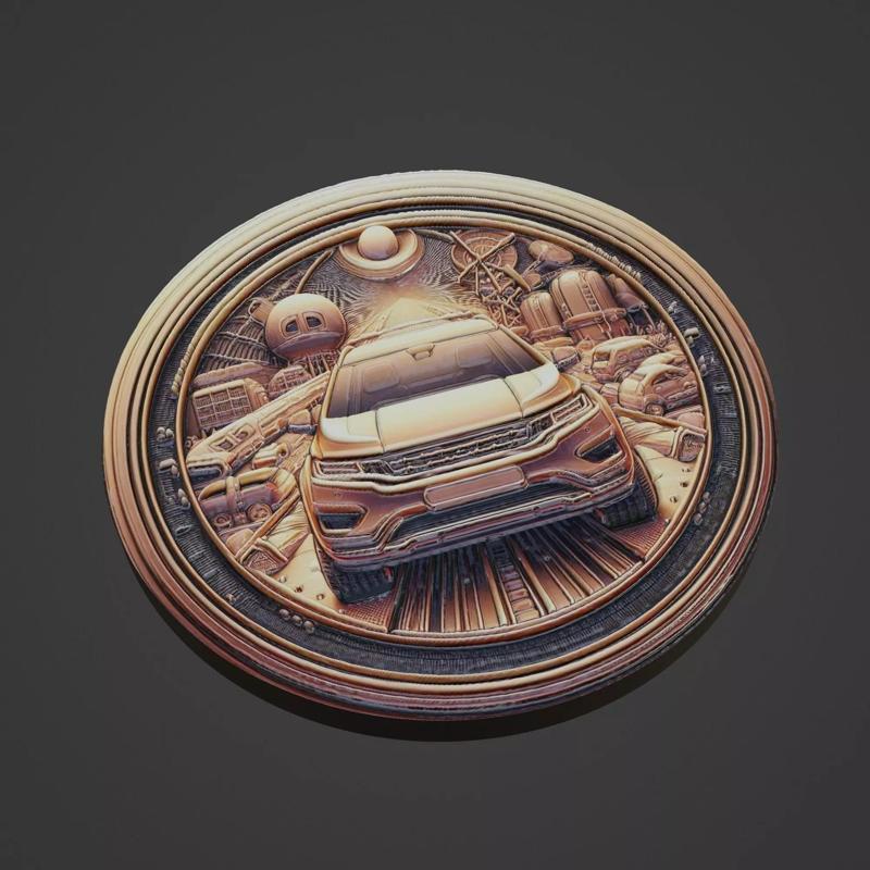 Car Pendant Medallion