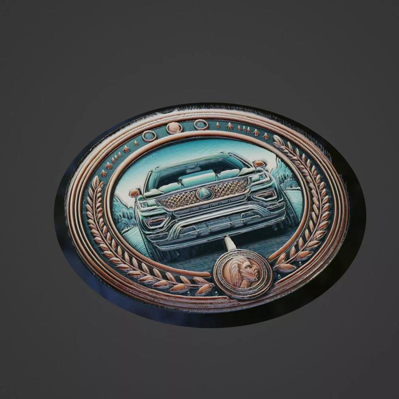 Car Pendant Medallion