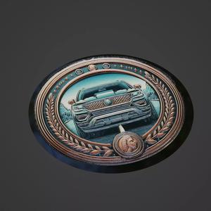 Car Pendant Medallion