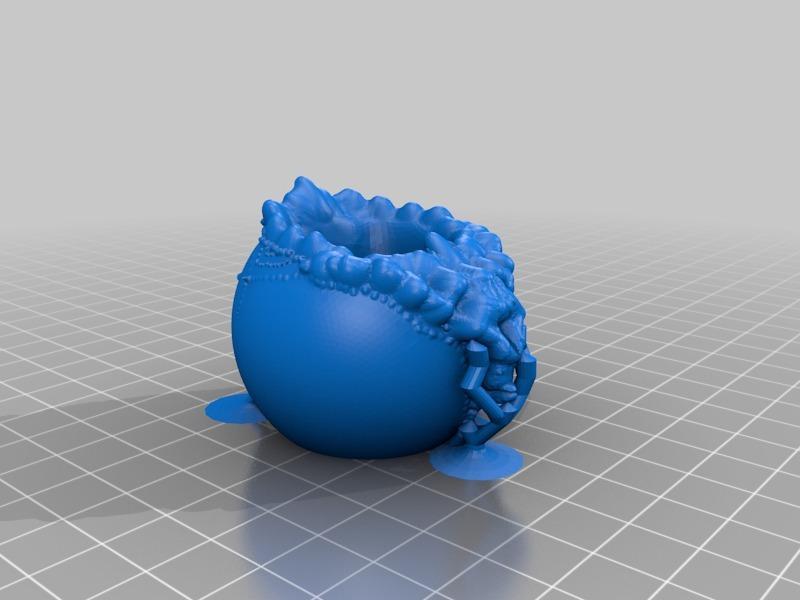 Sculpture pot de fleur