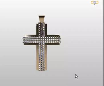 cross pendent diamond -6