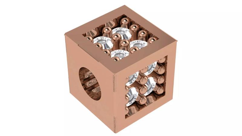 Cube Beads Charm Pendant Necklace