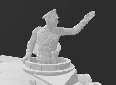 ww2 ger $$ tank comander 1_35