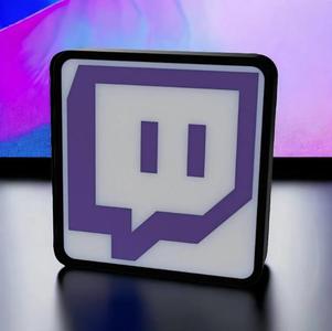 TWITCH LOGO LIGHT