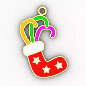 Christmas stocking Pendant 01