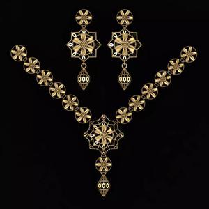 Beautiful Arabic Locket Sets with Chains