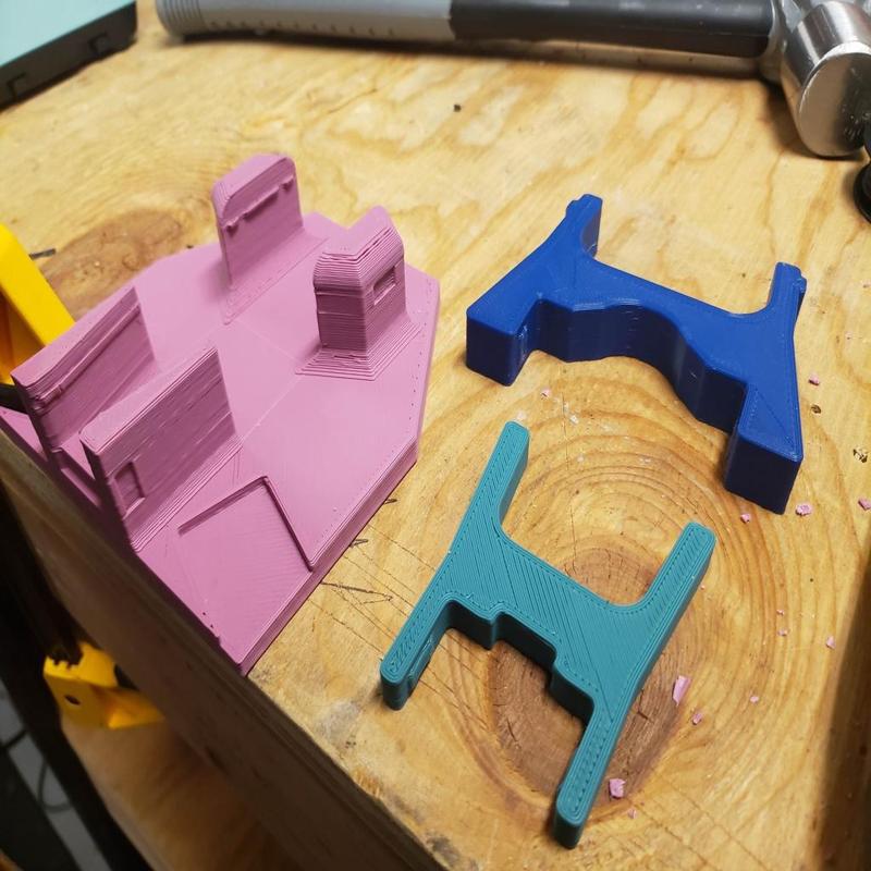 fully 3d printable micro dremel bench mount