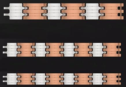 3 Size Gold Bracelet 3dm stl renders details