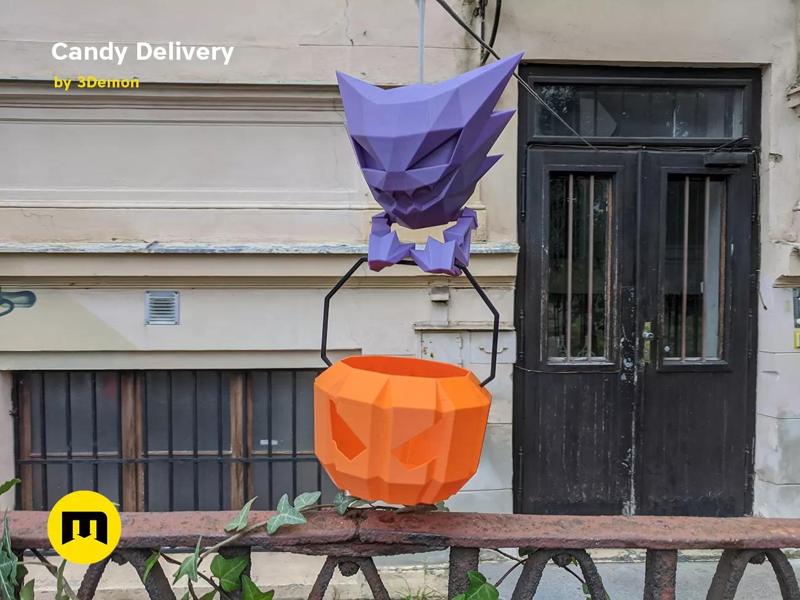 Social Distancing Halloween Candy Delivery