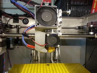 Solidoodle 3 fan duct/mount for E3D v6 upgade w/ OE extruder housing