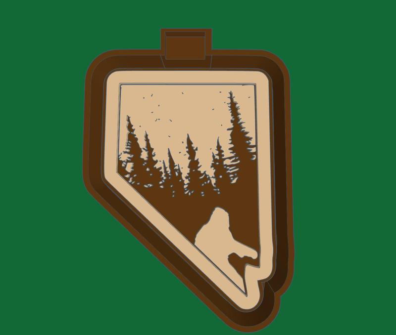 Nevada Bigfoot- Freshie Mold Housing