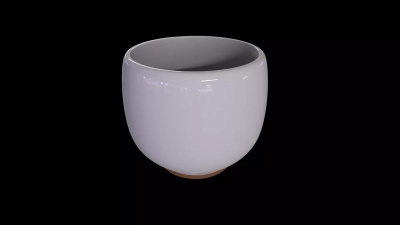 Ceramic Planter-Vases and pots- PRINTABLE - PBR 3D MODEL