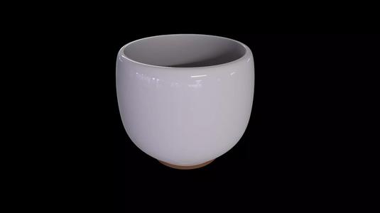 Ceramic Planter-Vases and pots- PRINTABLE - PBR 3D MODEL