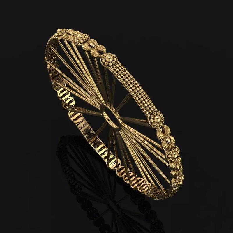 Beautiful Arabic Bangle - In 4 sizes