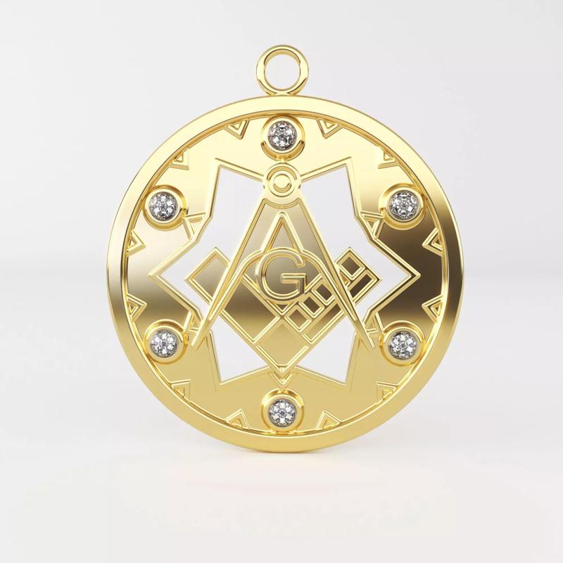 Masonic pendant 90