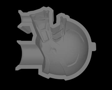 Soccer helmet mold