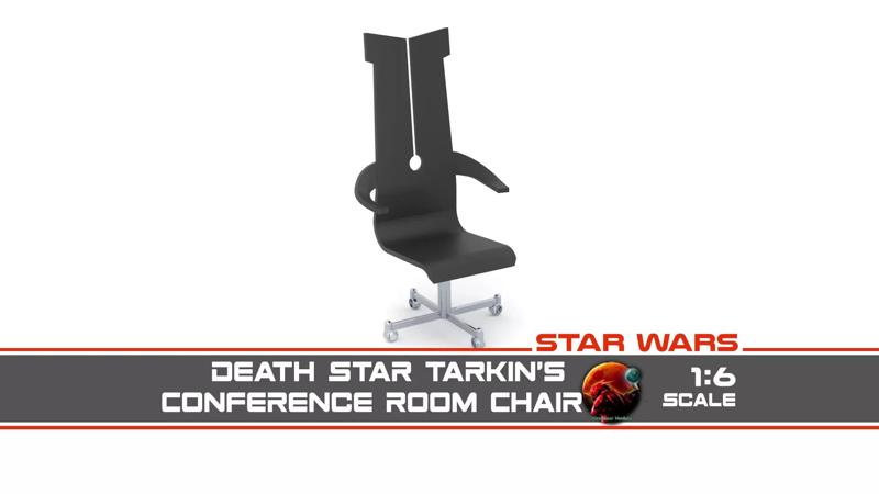 Death Star Conference Room Tarkins Chair 1-6 Scale Hottoys
