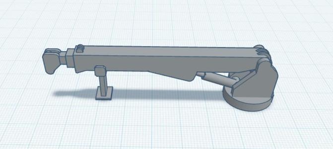 Service truck crane O scale 1:48