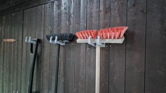 Heavy-Duty Wall Hook for Shovels & Tools
