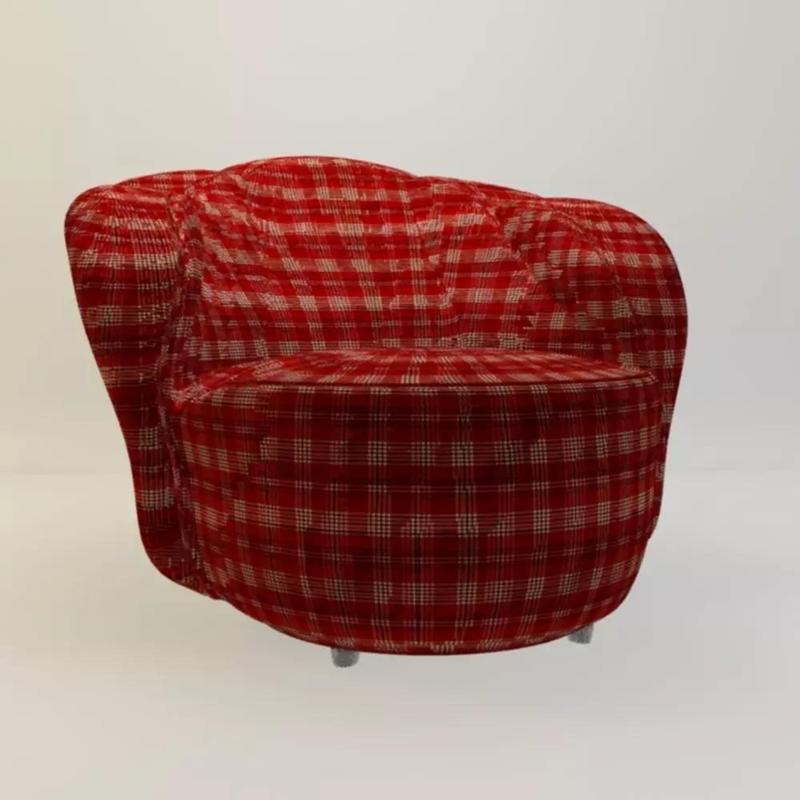 chair plaid