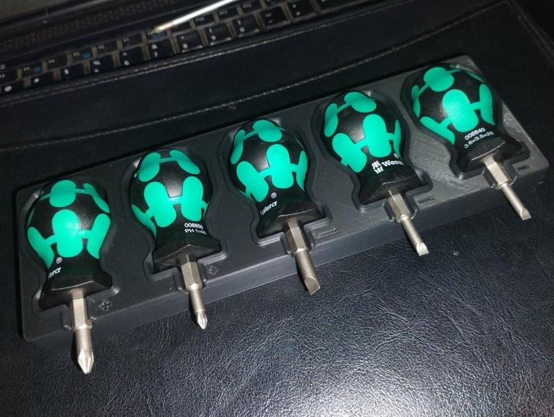 Holder for Wera Stubby Screwdriver Set