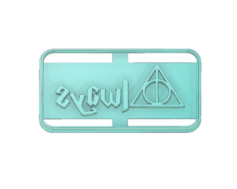 HARRY POTTER COOKIE CUTTER, DEATHLY HALLOWS 2 COOKIE CUTTER, DEATHLY HALLOWS 2