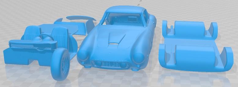 Ferrari 250 GT SWB Berlinetta 1957 Printable Car