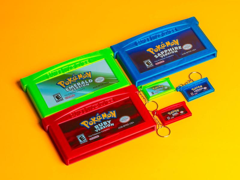 Gameboy Advance Cartridge Keychain & Wall Mount