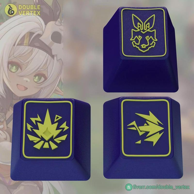 Genshin Impact Ianshan Keycaps - OEM Profile