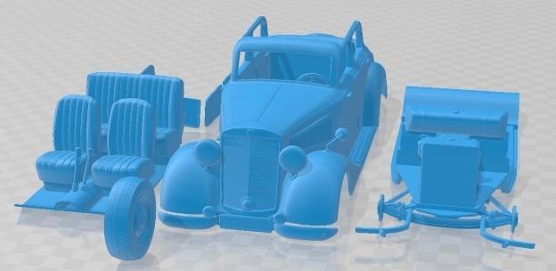 Mercedes Benz 170V 1936 Printable Car