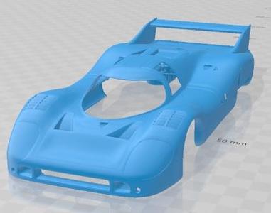 Porsche 917 LH 1971 Printable Body Car
