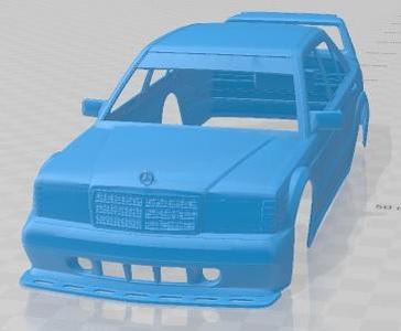 Merecedes Benz 190 EVO II Printable Body Car