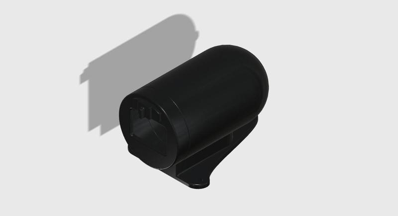 Customizable GA Wet Compass shell for flight simulator